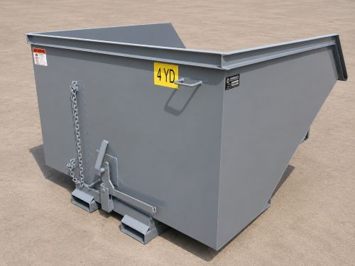 grey 4 yard tilt hopper for sale